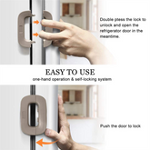 Multifunctional Fridge Door Drawer Lock, Household Refrigerator Lock, Baby Security Cabinet Lock
