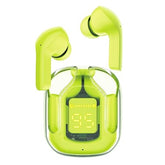 Air 31 Original Wireless Earbuds Bluetooth Earphones - Transparent HIFI Headphones With LED Power Digital Display