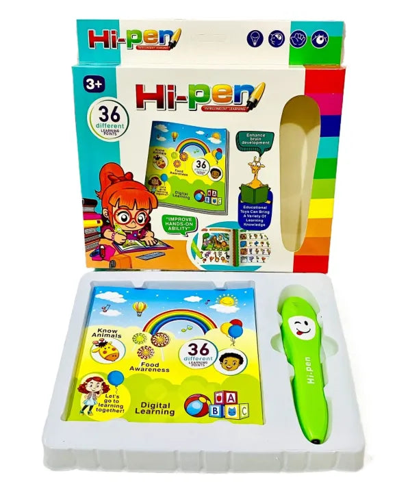 Kids Preschool Learning Book with Smart Talking Pen | 36 Interactive Learning Pages