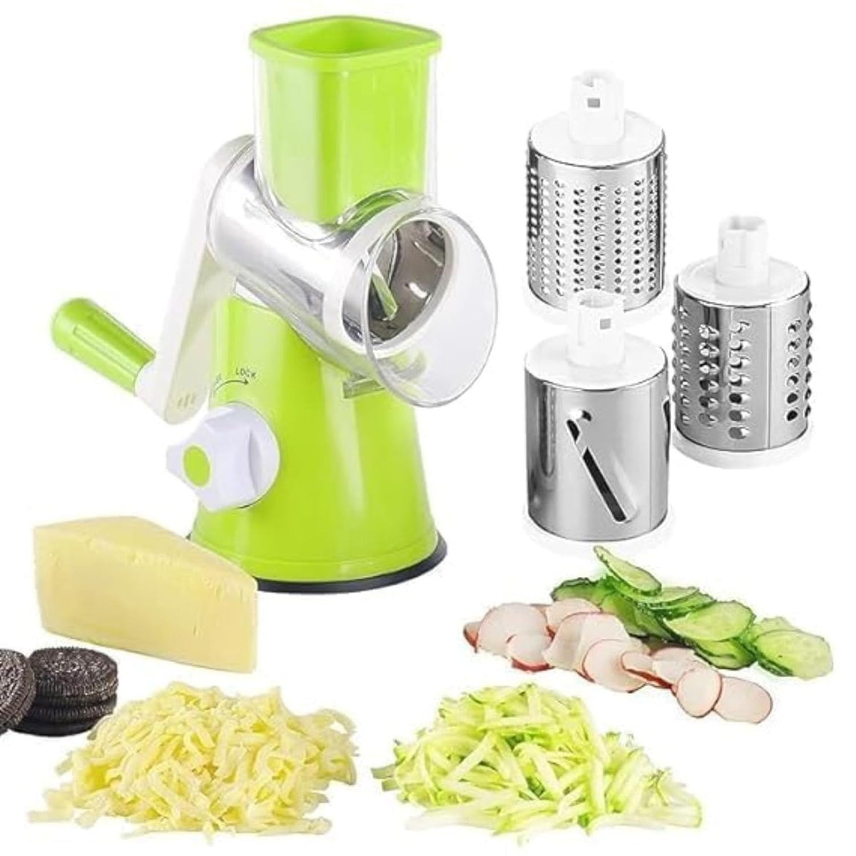 Multifunctional Roller Vegetable Cutter Hand Crank